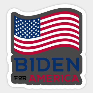 Biden president of America Sticker